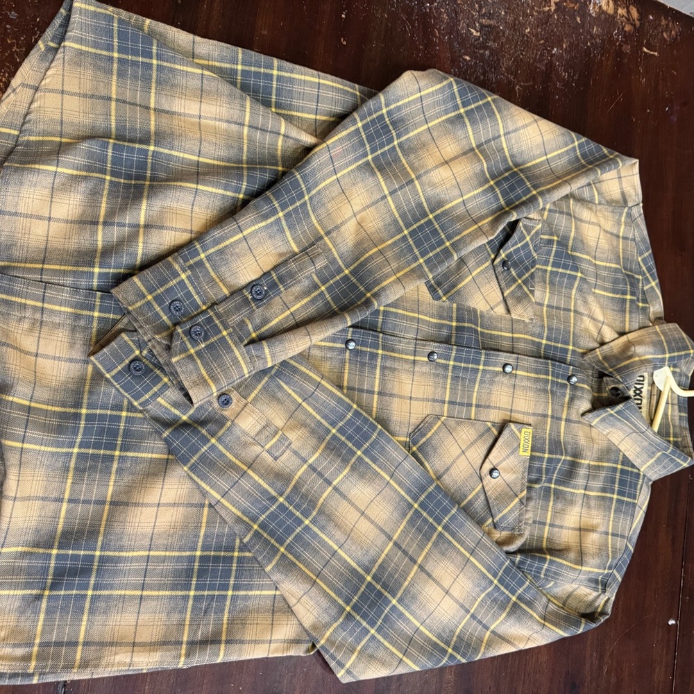 Dixxon Distillery Plaid Button-Up Shirt